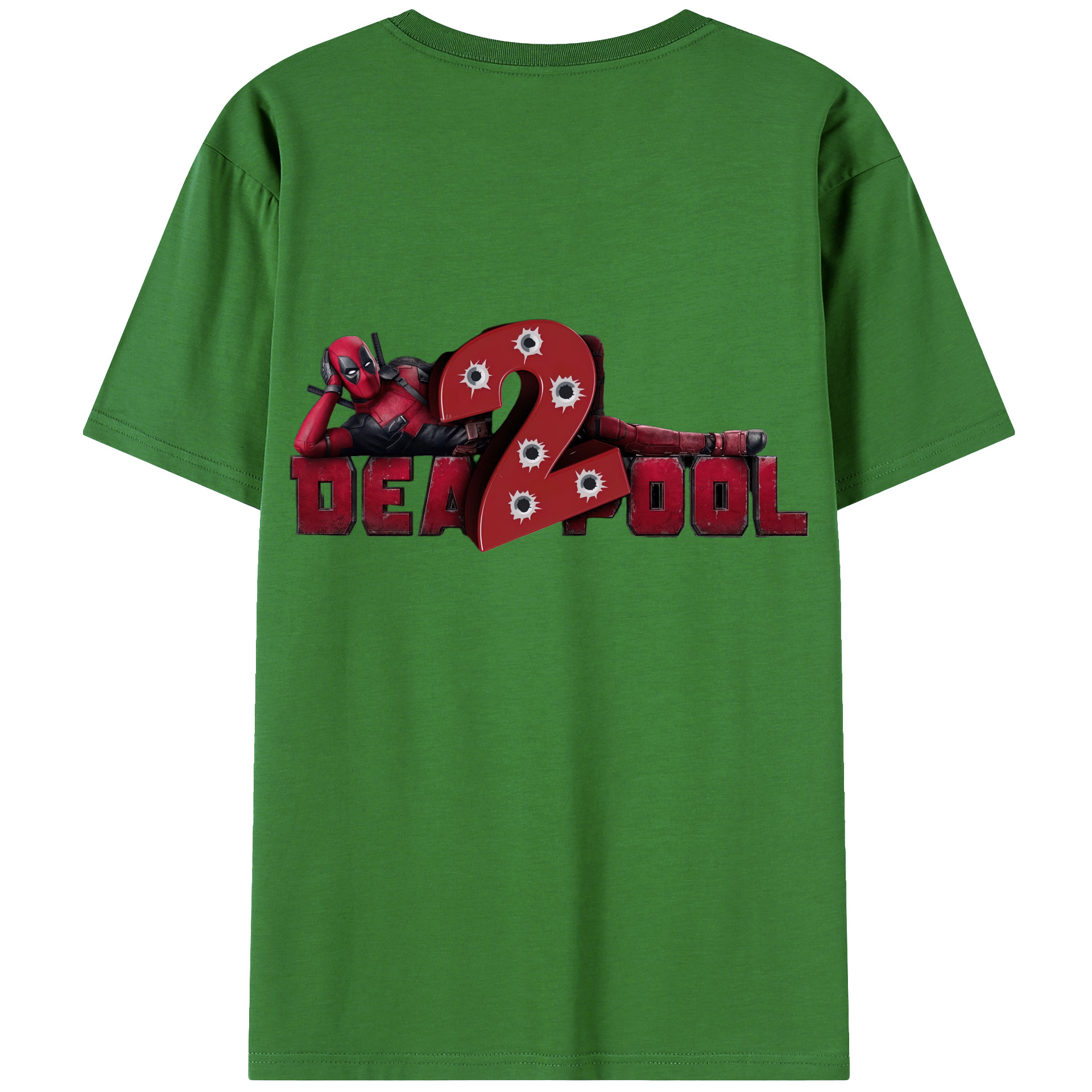 （画像用） Deadpool デッドプール レディース半袖Tシャツ(バックプリント)